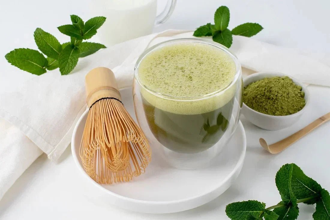 Japanese matcha tea