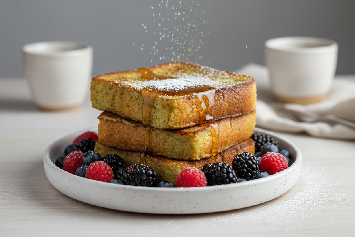 Matcha-Infused French Toast