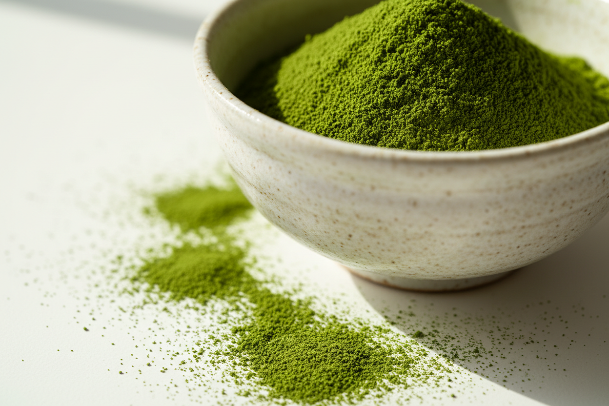 100% organic matcha powder
