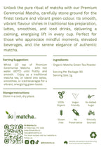 Premium Ceremonial Matcha Ikimatcha.co