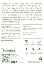 Ceremonial Matcha Latte Ikimatcha.co